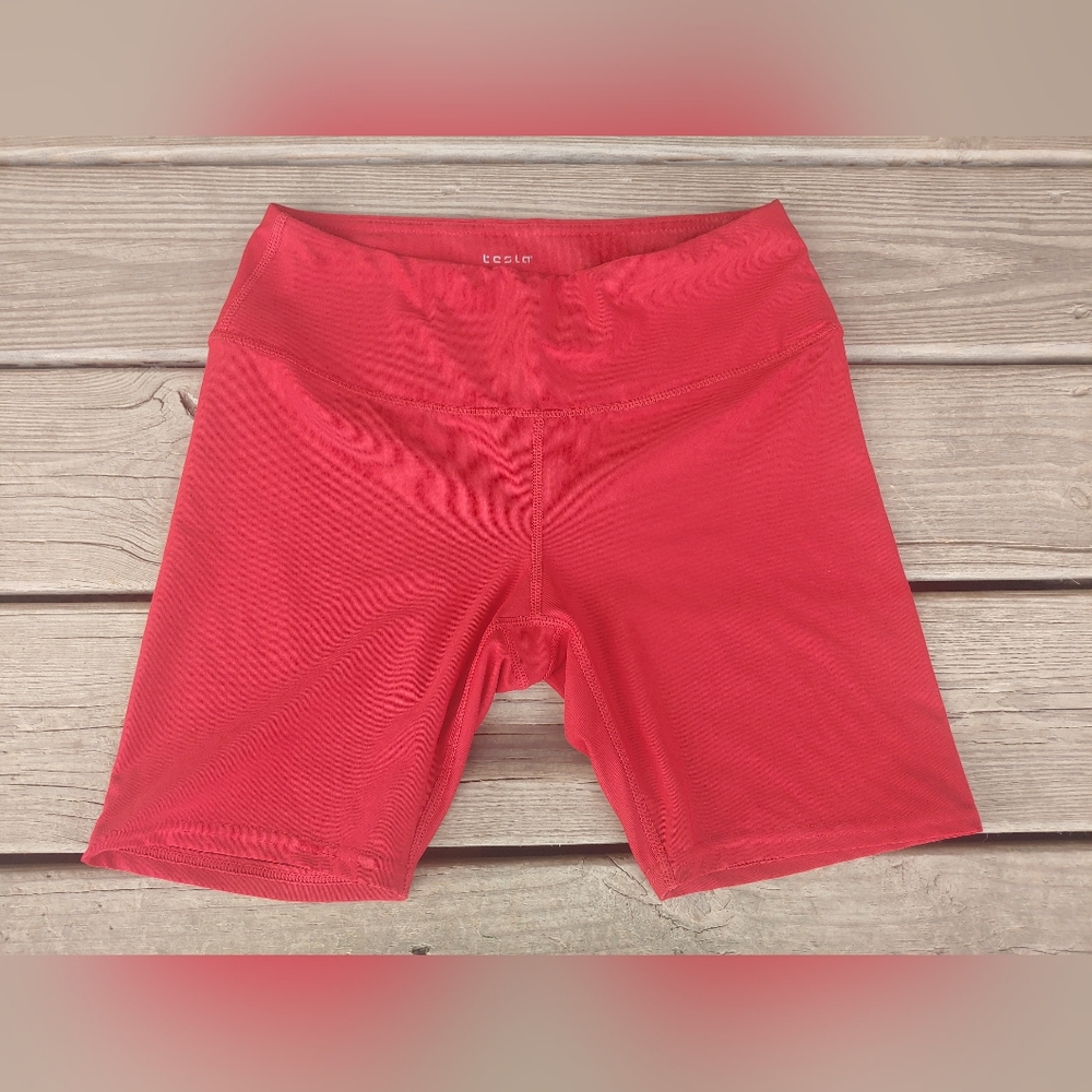 Tesla Brand Athletic Shorts medium Tesla Biker shorts Tesla medium shorts
